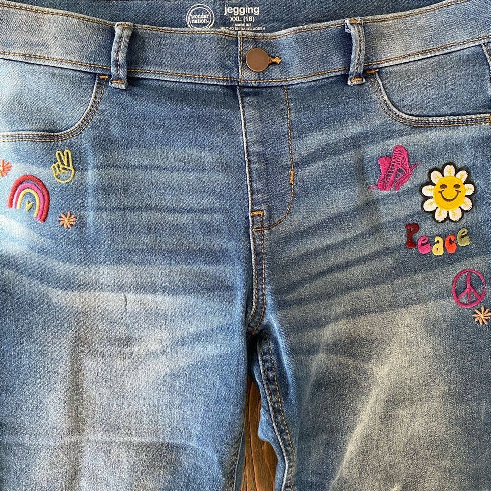 Girls plus jegging